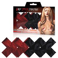 Красные и черные пэстисы-кресты STOLEN KISSES