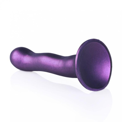 Фиолетовый фаллоимитатор Ultra Soft - 18 см. фото 3