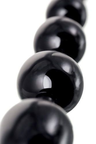 Черная анальная цепочка A-toys - 28,3 см. фото 7
