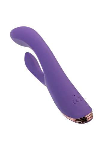 Фиолетовый вибратор-кролик Fingie с функцией Come-Hither - 21,6 см. фото 6