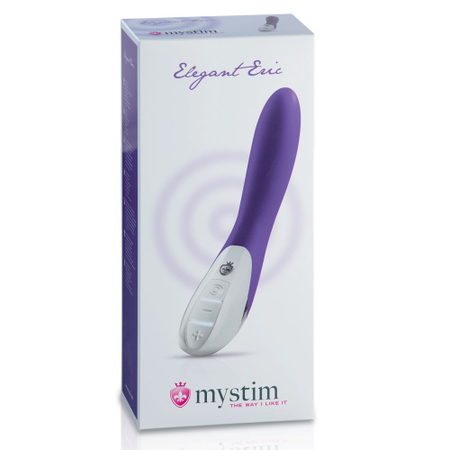Фиолетовый вибратор Mystim Elegant Eric - 27 см. фото 6