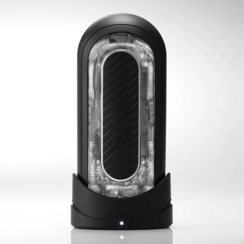 Черный мастурбатор Tenga Flip Zero Gravity с вибрацией фото 7
