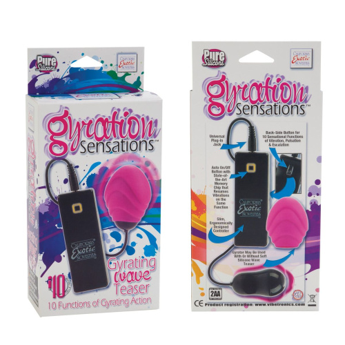 Набор из виброяичка и силиконовой насадки Gyrating Wave фото 3