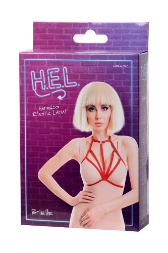 Красная портупея H.E.L. Brielle фото 4 Красная портупея H.E.L. Brielle фото 4