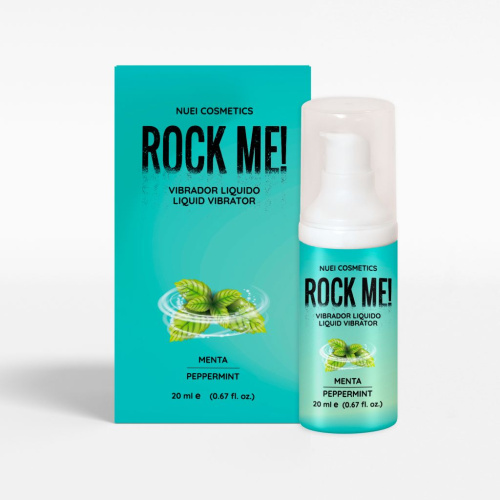 Жидкий вибратор Nuei Rock Me! с ароматом мяты - 20 мл. фото 3