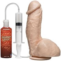 Фаллоимитатор с имитацией семяизвержения The Amazing Squirting Realistic Cock - 18,8 см.