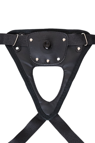 Телесный страпон на трусиках Realstick Harley - 17,3 см. фото 9