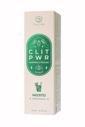 Стимулирующий бальзам для клитора Clit Pwr с ароматом мохито - 15 мл. фото 5