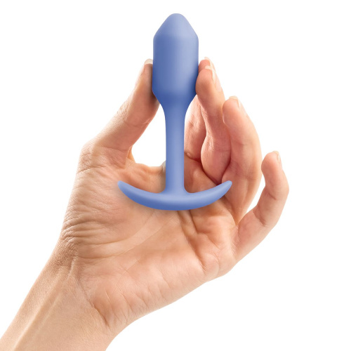 Сиреневая анальная пробка для ношения Snug Plug 1 - 9,6 см. фото 3