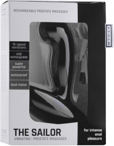 Чёрный вибромассажёр простаты The Sailor фото 2