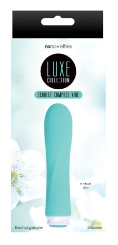 Мятный мини-вибратор Compact Vibe Scarlet - 11 см. фото 2