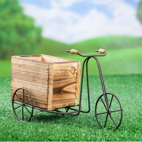 Кашпо-велосипед (23х8х12 см) фото 2