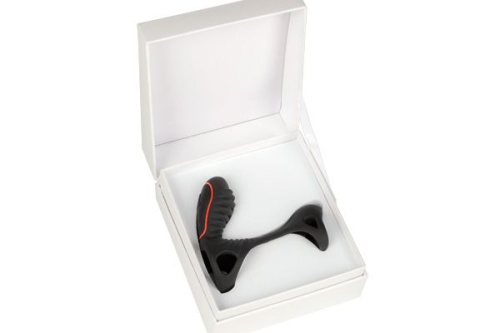 Чёрная насадка на фаллос Gladiator + LRS с трехкнопочным пультом управления фото 2 Чёрная насадка на фаллос Gladiator + LRS с трехкнопочным пультом управления фото 2