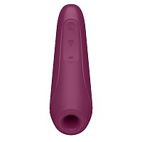 Бордовый вакуум-волновой стимулятор Satisfyer Curvy 1+