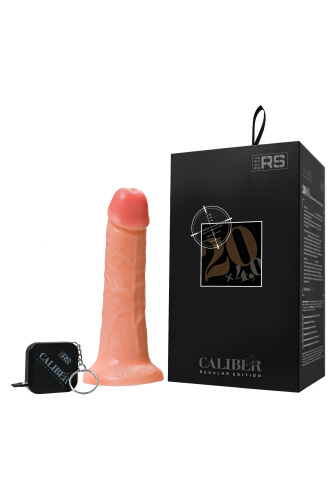 Телесный реалистичный фаллоимитатор RealStick CALIBER - 20 см. фото 3