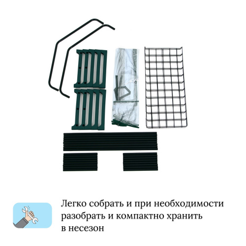 Парник-стеллаж для рассады с 4 полками (160х70х30 см) фото 10