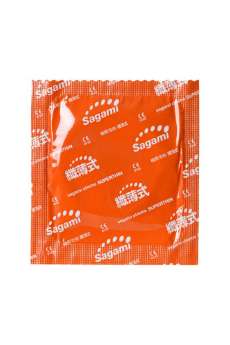 Ультратонкие презервативы Sagami Xtreme Superthin - 15 шт. фото 3