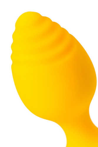 Желтая анальная втулка Riffle - 6 см. фото 9