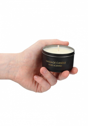 Массажная свеча с ароматом розы Massage Candle Rose Scented - 100 гр. фото 2