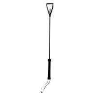 Виниловый черный стек Riding Crop Bare Bondage - 70 см.