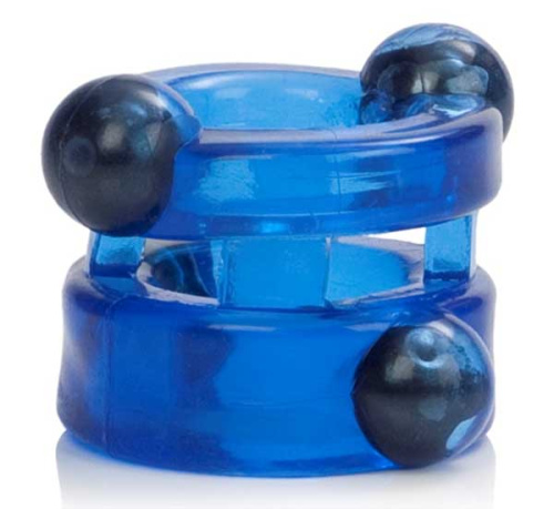 Голубое двойное эрекционное кольцо с магнитами Magnetic Power Ring фото 3 Голубое двойное эрекционное кольцо с магнитами Magnetic Power Ring фото 3