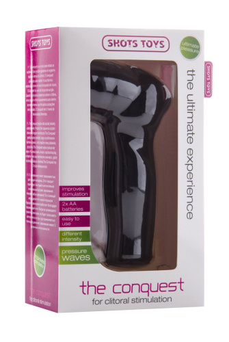 Черная женская вибропомпа The Conquest фото 3