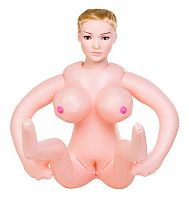 Надувная секс-кукла LILIANA с реалистичной головой и поднятыми ножками