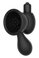 Черные вибронакладки для сосков Vibrating Nipple Teasers