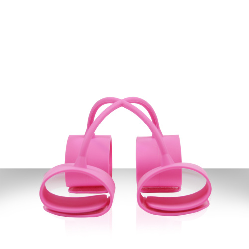 Набор розовых наножников и наручников Silicone Submissions Hog Tie Cuffs фото 2 Набор розовых наножников и наручников Silicone Submissions Hog Tie Cuffs фото 2