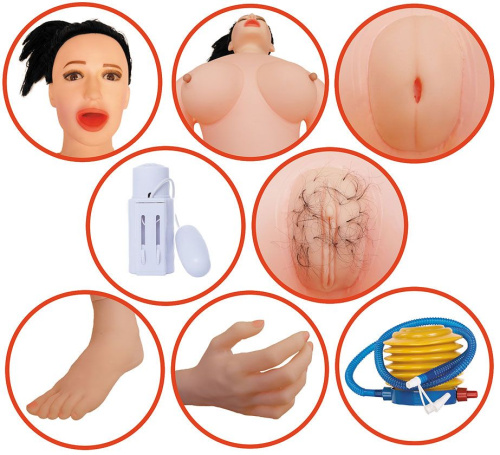 Надувная секс-кукла Angelina 3D фото 3