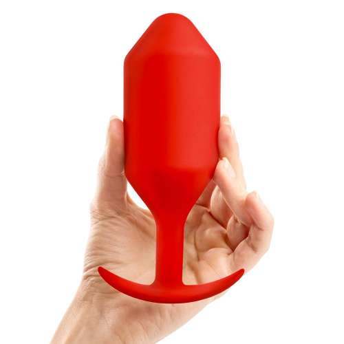 Красная пробка для ношения Snug Plug 6 - 18,5 см. фото 3