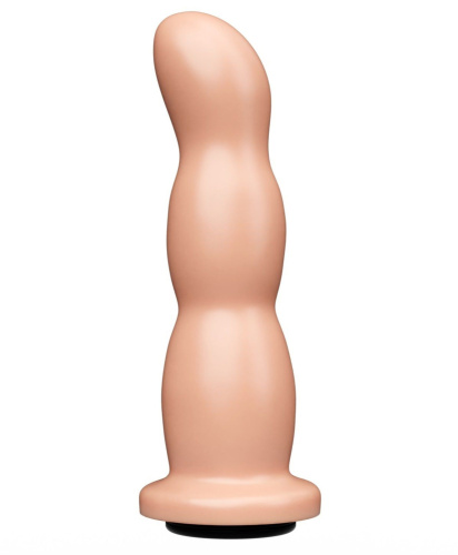 Телесная рельефная насадка Harness - 15,9 см.