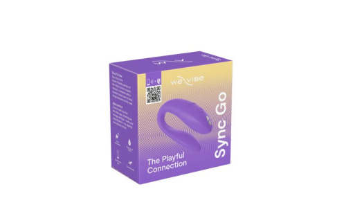 Фиолетовый вибромассажер для пар We-Vibe Sync Go фото 3