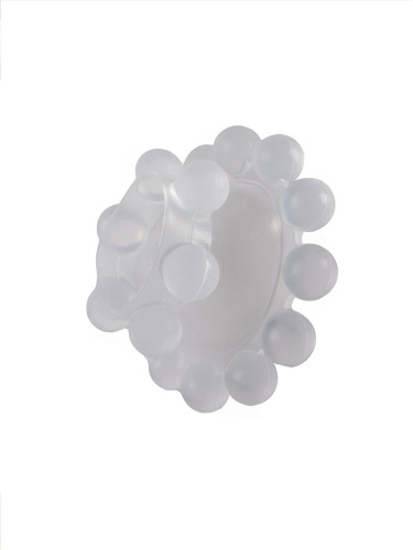 Эластичное эрекционное кольцо с двумя рядами шариков фото 5