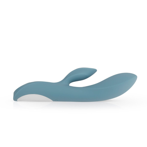 Вибратор с клиторальным стимулятором The Violet Rabbit Vibrator - 20 см. фото 3