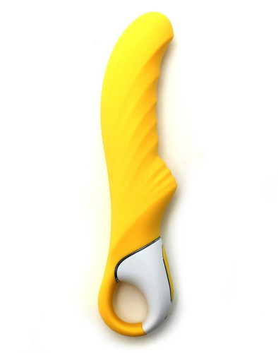 Жёлтый вибратор Satisfyer Yummy Sunshine - 22,5 см. фото 2