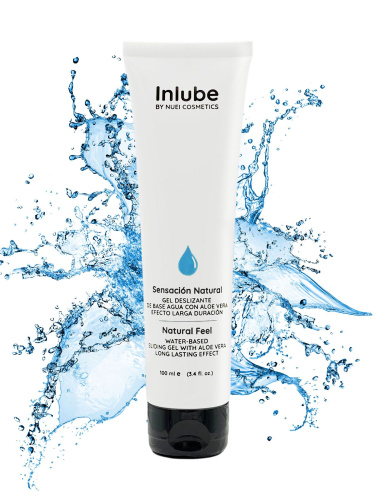 Интимный лубрикант с алоэ вера Inlube Natural Feel - 100 мл. фото 2