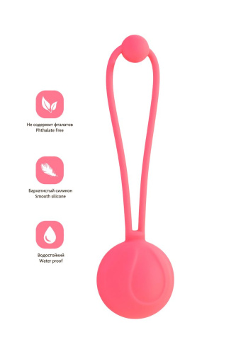 Коралловый вагинальный шарик ROSY фото 6