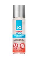 Возбуждающий лубрикант на водной основе JO Personal Lubricant H2O Warming - 60 мл.