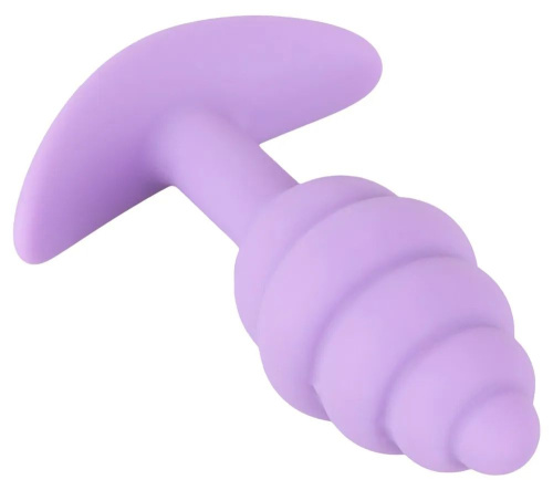 Фиолетовая анальная втулка Mini Butt Plug - 7,5 см. фото 5