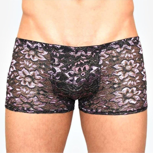 Мужские трусы-боксеры с контрастным цветочным узором Мужские трусы-боксеры с контрастным цветочным узором