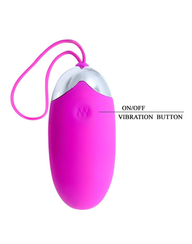 Лловое перезаряжаемое виброяйцо с пультом ДУ фото 4 Лловое перезаряжаемое виброяйцо с пультом ДУ фото 4