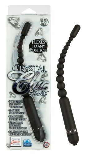 Гибкий вибратор Crystal Chic - 29 см. фото 2