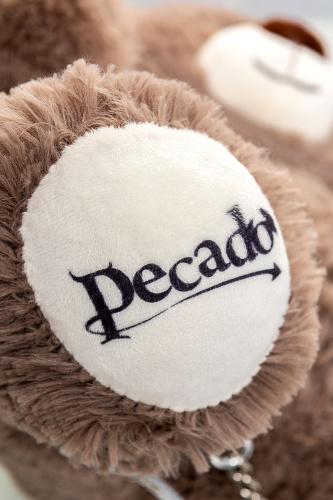 Бондажный набор: бурый мишка с белыми оковами и наручниками фото 5