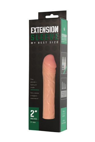 Удлиняющая насадка Extension sleeve - 17 см. фото 2