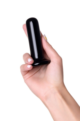 Черный стеклянный мини-вибратор - 10 см. фото 6 Черный стеклянный мини-вибратор - 10 см. фото 6