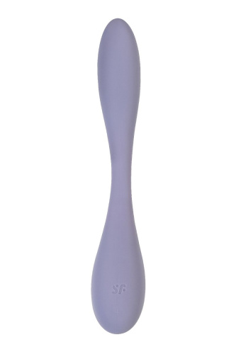 Сиреневый гибкий вибратор Satisfyer G-Spot Flex 5+ - 19,6 см. фото 3