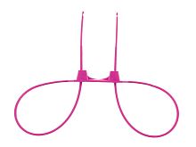 Розовые пластиковые наручники Zip Tie Cuffs