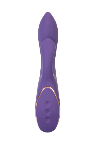 Фиолетовый вибратор-кролик Fingie с функцией Come-Hither - 21,6 см. фото 3