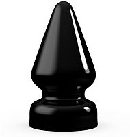 Чёрный плаг-массажёр MAGNUM 3 для анальной стимуляции - 18 см.